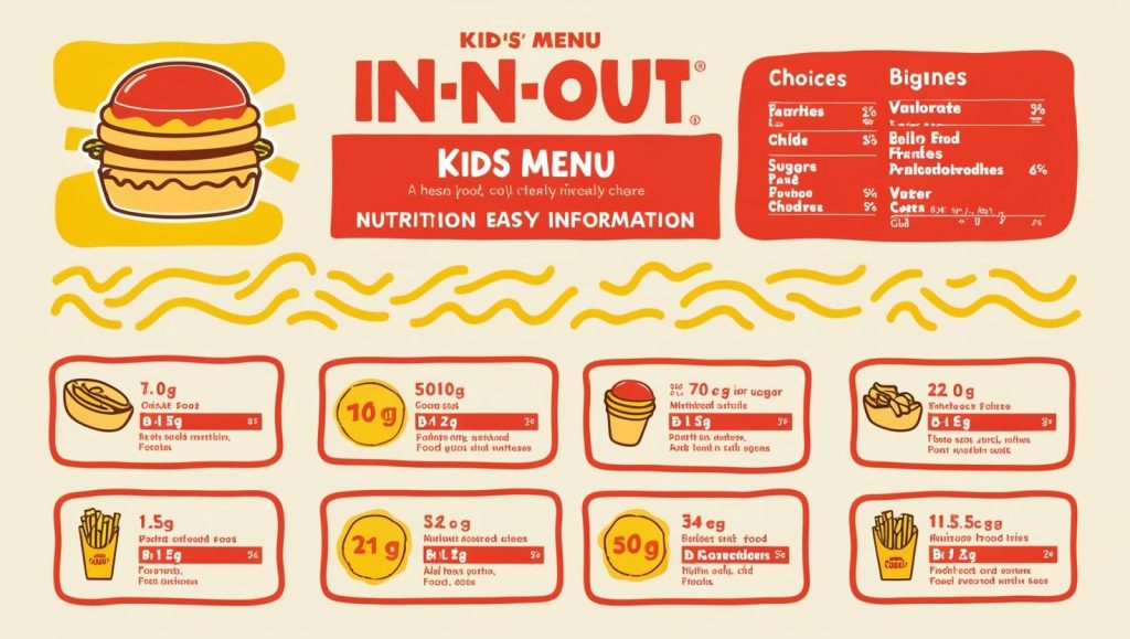 In-N-Out Kids Menu Nutrition